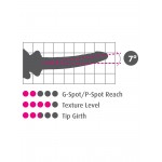 Icicles No. 86 Pink Glass Penis Dildo
