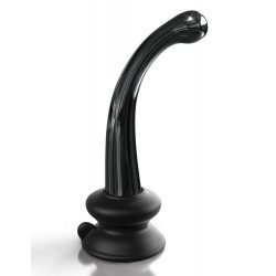 Icicles No. 87 Black Glass Curved Dildo