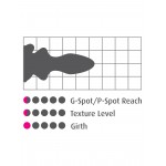 Icicles No. 90 Pink Glass Suction Cup Anal Plug