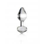 Icicles No. 44 Clear Glass Butt Plug