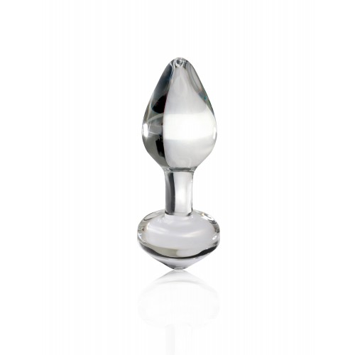Icicles No. 44 Clear Glass Butt Plug