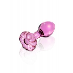 Icicles No. 48 Pink Glass Anal Plug