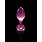 Icicles No. 48 Pink Glass Anal Plug