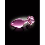 Icicles No. 48 Pink Glass Anal Plug