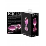 Icicles No. 48 Pink Glass Anal Plug