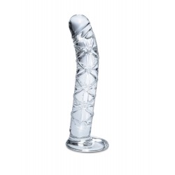 Icicles No. 60 Ribbed Glass Penis Dildo