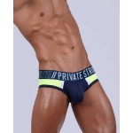 Private Structure BAUT4388 Athlete Mini Briefs Color Navy Ranger