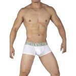 Private Structure MOUX4103 Mo Lite Mid Waist Trunks Color White