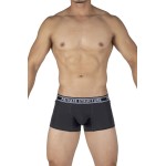 Private Structure PBUT4379 Bamboo Mid Waist Trunks Color Raven Black
