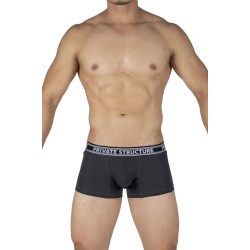 Private Structure PBUT4379 Bamboo Mid Waist Trunks Color Raven Black