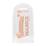 RealRock Ultra Silicone Dildo With Balls Flesh