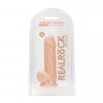 RealRock Ultra Silicone Dildo With Balls Flesh