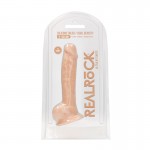 RealRock Ultra Silicone Dildo With Balls Flesh