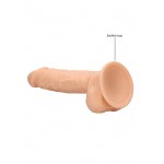 RealRock Ultra Silicone Dildo With Balls Flesh