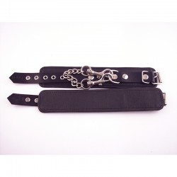 Rouge Leather Wrist Cuffs