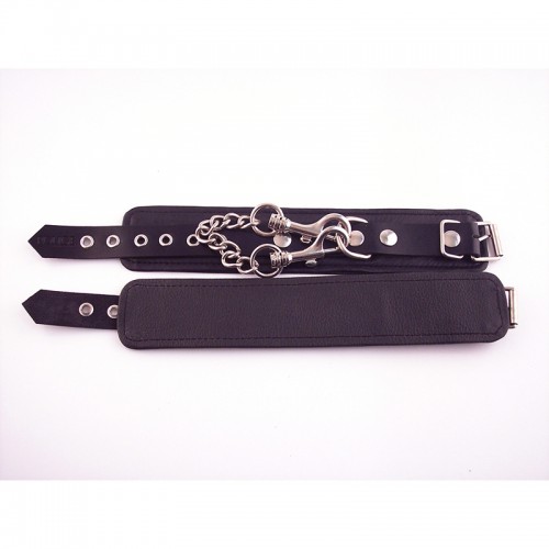 Rouge Leather Wrist Cuffs