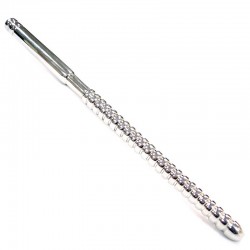 Stainless Steel Ribbed Urethral Probe