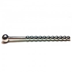 Rouge Beaded Urethral Sound with Stopper