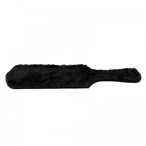 Two Sided Spanking Paddle Leather & Black Fur