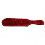 Two Sided Spanking Paddle Leather & Red Fur