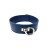 Blue Leather Neck Collar