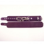 Rouge Leather Wrist Cuffs