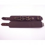 Rouge Leather Wrist Cuffs