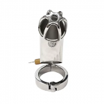 Stainless Steel Cock Cage with Padlock