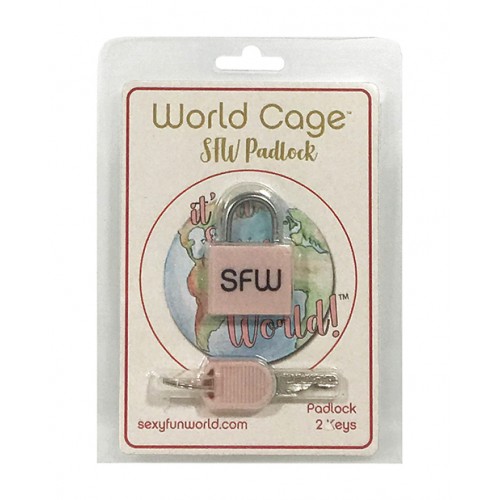 World Cage SFW Chastity Padlock 