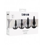 Sono No. 80 - 4 Piece Silicone Butt Plug Set