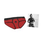 Tomboi Red Panty Nylon Strap-On Harness