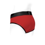 Tomboi Red Panty Nylon Strap-On Harness