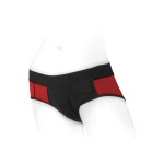 Tomboi Red Panty Nylon Strap-On Harness