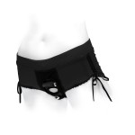 Sasha Black Panty/Brief Strap-On Harness