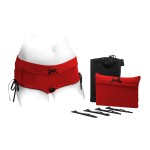 Sasha Red Panty/Brief Strap-On Harness
