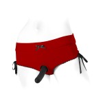 Sasha Red Panty/Brief Strap-On Harness