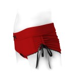 Sasha Red Panty/Brief Strap-On Harness