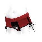 Sasha Red Panty/Brief Strap-On Harness