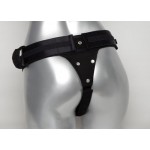 Theo Black Strap-On Thong Harness