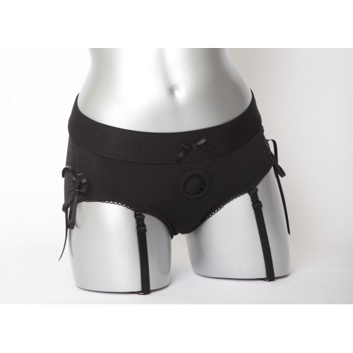 Sasha Black Panty/Brief Strap-On Harness