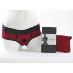 Tomboi Red Panty Nylon Strap-On Harness