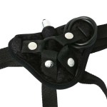 Vibrating Velvet Harness With Bullet