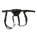 Vibrating Velvet Harness With Bullet