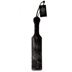 Leather & Black Fur Paddle