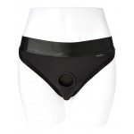 Em.Ex. Active Harness Wear Silhouette (Crotchless) Black