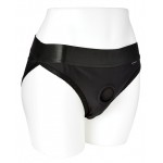 Em.Ex. Active Harness Wear Silhouette (Crotchless) Black