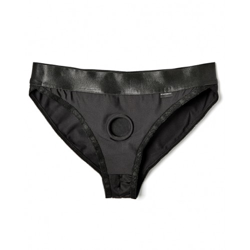 Em.Ex. Active Harness Wear Silhouette (Crotchless) Black