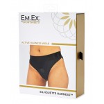 Em.Ex. Active Harness Wear Silhouette (Crotchless) Black