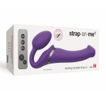 Strap On Me Vibrating Purple Strapless Remote Controlled