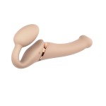 Strap On Me Vibrating Vanilla Strapless Remote Controlled